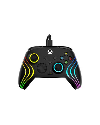 Mando Afterglow Wave con cable · Negro