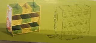 Scaffale portagiochi per bambini