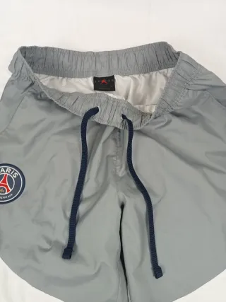 Pantaloncini Jordan x PSG Grigio e Bianco Taglia S