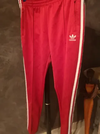 Pantalón Adidas Rojo Original