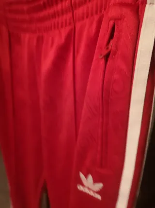 Pantalón Adidas Rojo Original