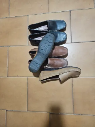 Lote Alpe Piel Mocasines Negro Marrón