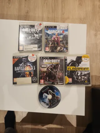 Lote 5 Juegos PS3: Call of Duty, Far Cry, Battlefi