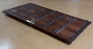 Puerta diseño antiguo,madera teca maciza96,5x4x198