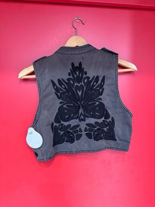 Giubbotto corto grigio vintage