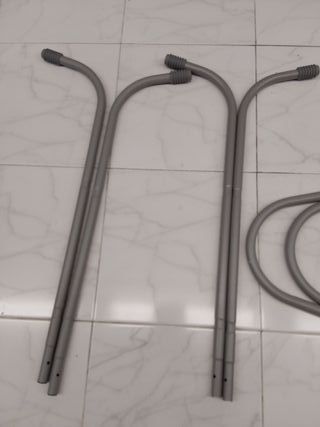 BESTWAY Scala per piscine smontabili 112x66x116 cm Argento