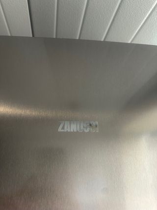 Nevera Combi Zanussi Plateada