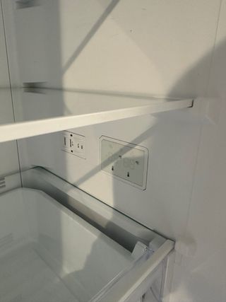 Nevera Combi Zanussi Plateada