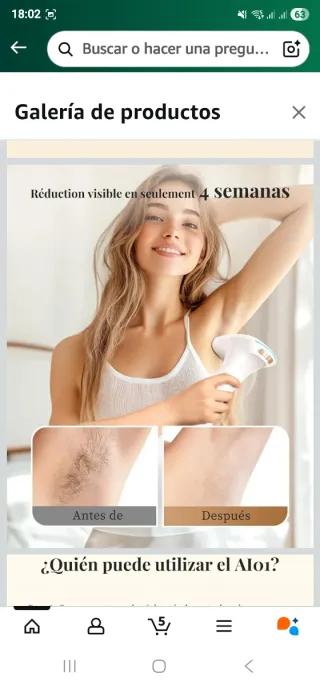 Depiladora Láser Profesional