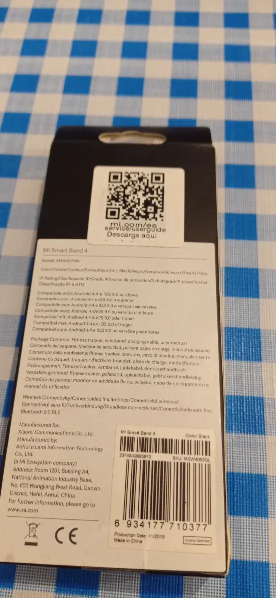 Xiaomi Mi Smart Band 4 Negra "Leer bien"