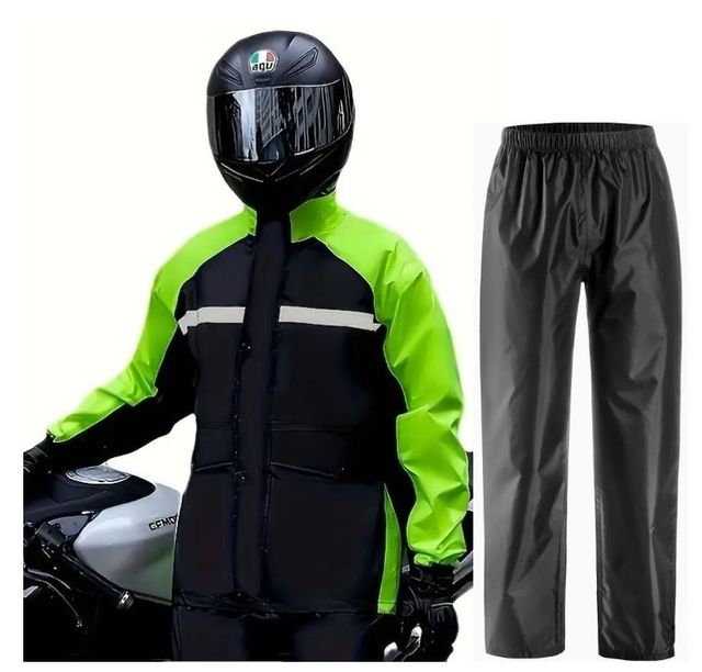 Chaqueta y Pantalón Impermeable Moto