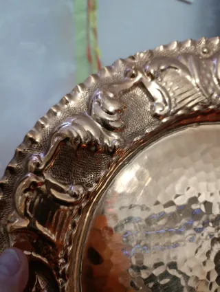 Vassoio antico decorato