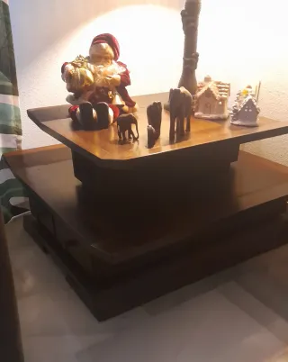 Mesa de centro madera estilo japonés