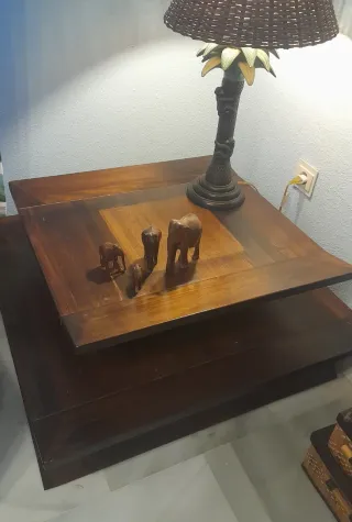 Mesa de centro madera estilo japonés