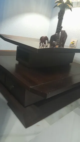 Mesa de centro madera estilo japonés