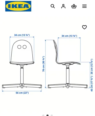 Silla infantil IKEA madera