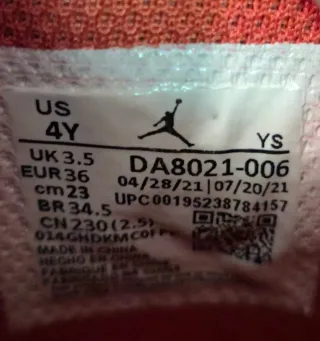 Nike Jordan Air Nero/Rosso