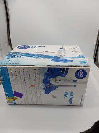 Gre AR20637Z - Spazzola per Fondo Piscina con Aspirazione Manuale “Medium Vac”. Per Fondo Piscine Piccole e Medie