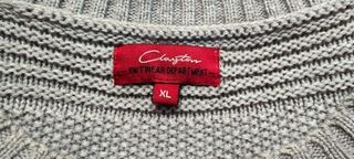 Jersey Clayton Italia Gris Talla XL Slim Fit