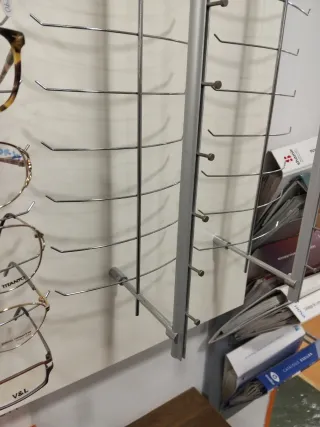 Barra expositora óptica