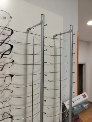 Barra expositora óptica