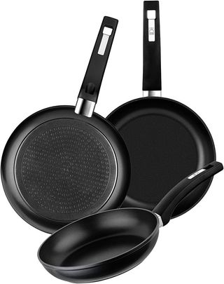 Set di 3 padelle in alluminio forgiato BRA Design