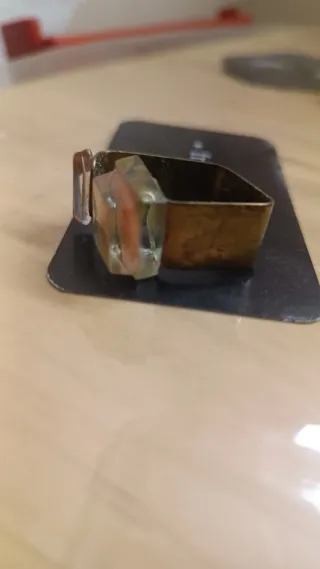 Anillo cobre con piedra