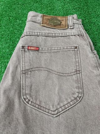 Pantalon Vaquero Lee Color Marron W32 L31 Talla S.