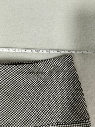 Minigonna a pieghe quadretti Militea Spandex