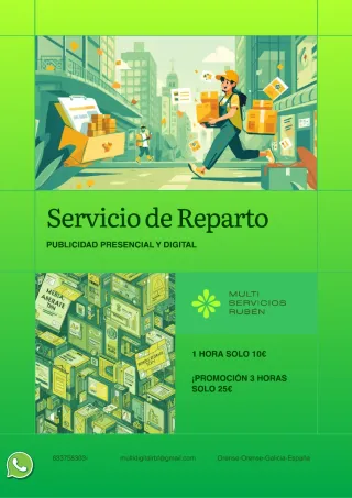Reparto de Publicidad, Eficaz y a buen precio.