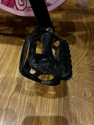 Bicicleta niña 16 rosa con cesta