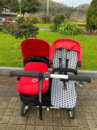 Silla gemelar Bugaboo: Capazo + Silla