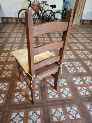 Sillas de comedor de madera rústico mejicano