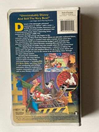 VHS NTSC ►►►Walt Disney Masterpiece- OLIVER
