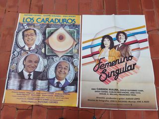 Lote 20 Carteles Cine Usados