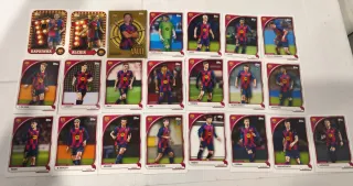 COLLECTOR TIN  BARCELONA  LOTE DE 22 CROMOS
