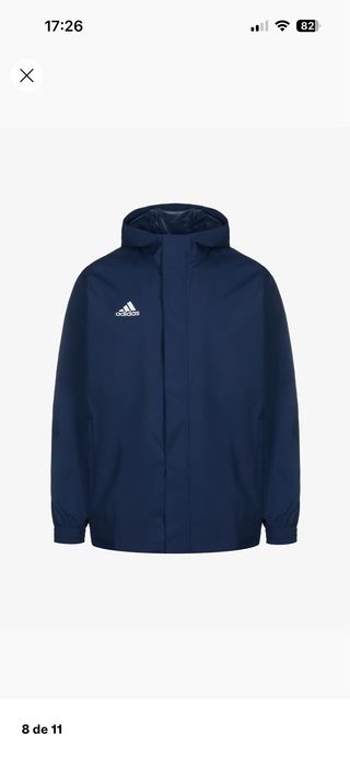 Chaqueta cortavientos Adidas azul