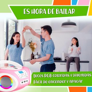 Reproductor CD Tiny Geeks Unicornio Rosa