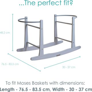 Clair de Lune Soporte para cesta mecedora de moisé