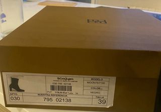 Botines Gloria Ortiz ante negros talla 39