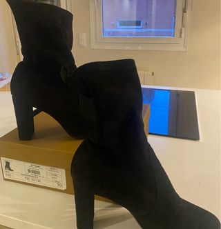 Botines Gloria Ortiz ante negros talla 39