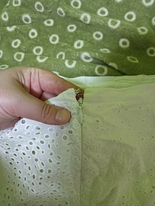 Falda Ralph Lauren bordada blanca