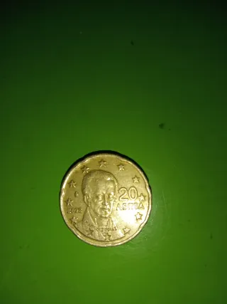 Moneda Griega 20 Centimos 2002