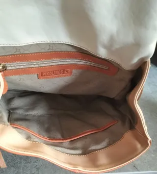 Mochila Pikolinos Beige y Marrón