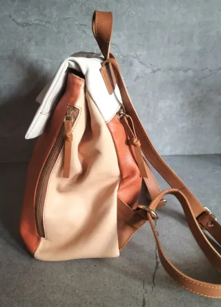 Mochila Pikolinos Beige y Marrón