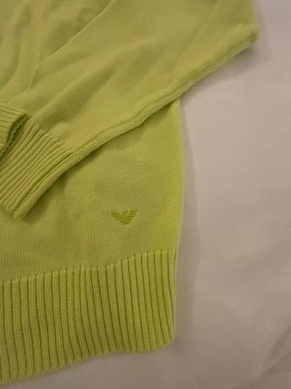 Suéter Armani Verde Talla M Nuevo con Etiqueta