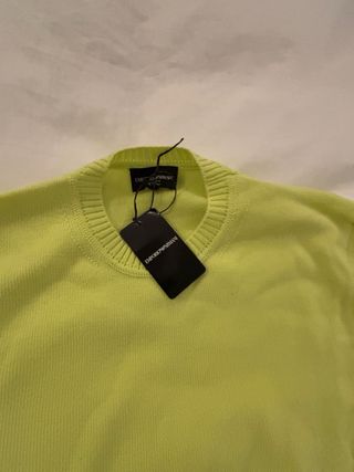 Suéter Armani Verde Talla M Nuevo con Etiqueta