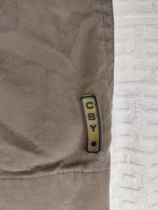 Pantaloni Crossby Vintage Marrone Scuro Tg 42