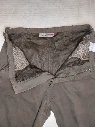Pantaloni Crossby Vintage Marrone Scuro Tg 42