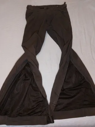 Pantaloni Crossby Vintage Marrone Scuro Tg 42